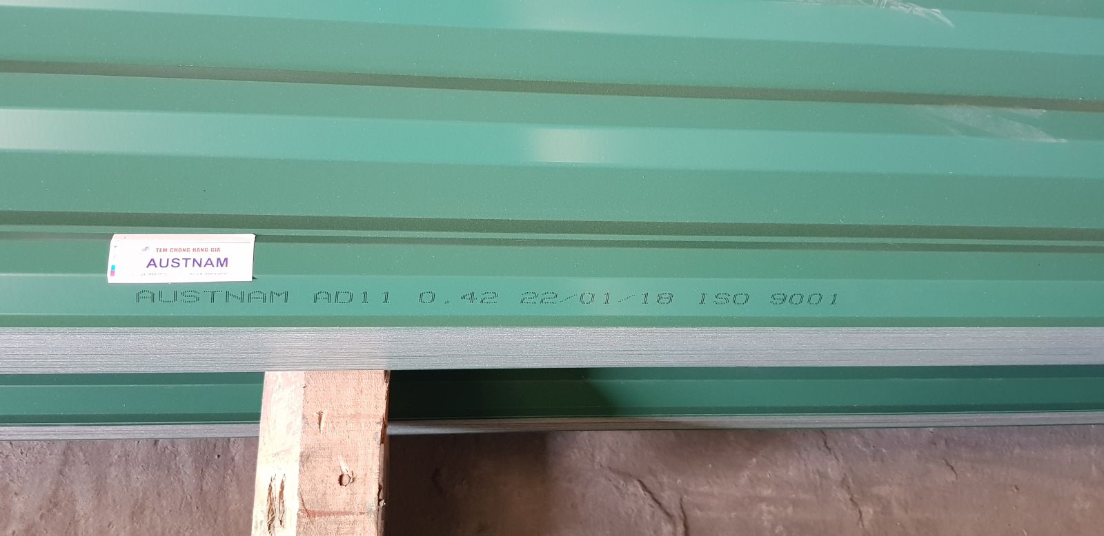 Thông tin in trên sản phẩm trước khi xuất xưởng